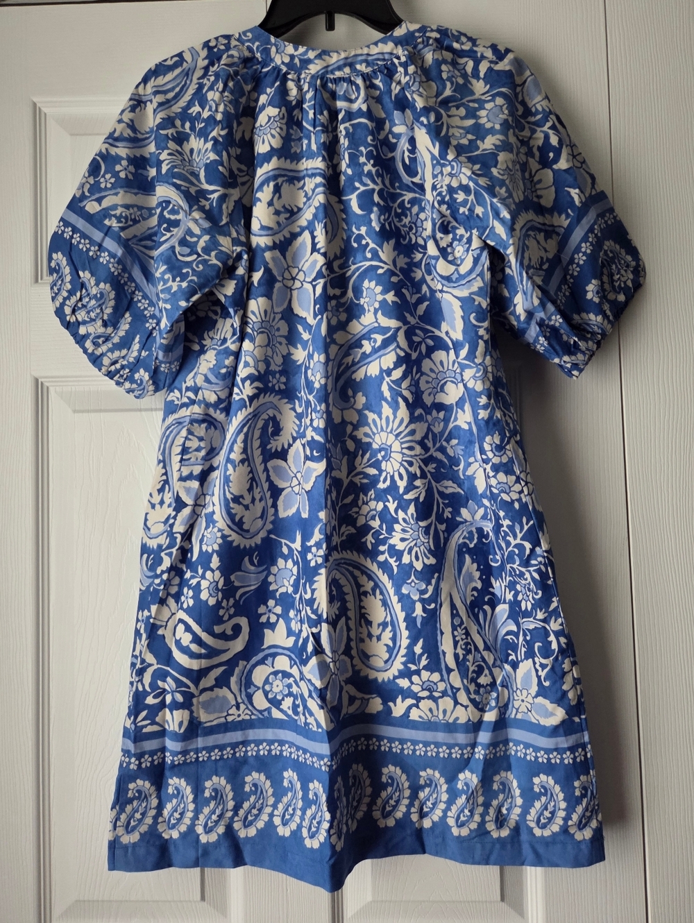 NWOT Karen Kane Puff Sleeve Cotton Peasant Dress Size XS - Picture 7 of 12